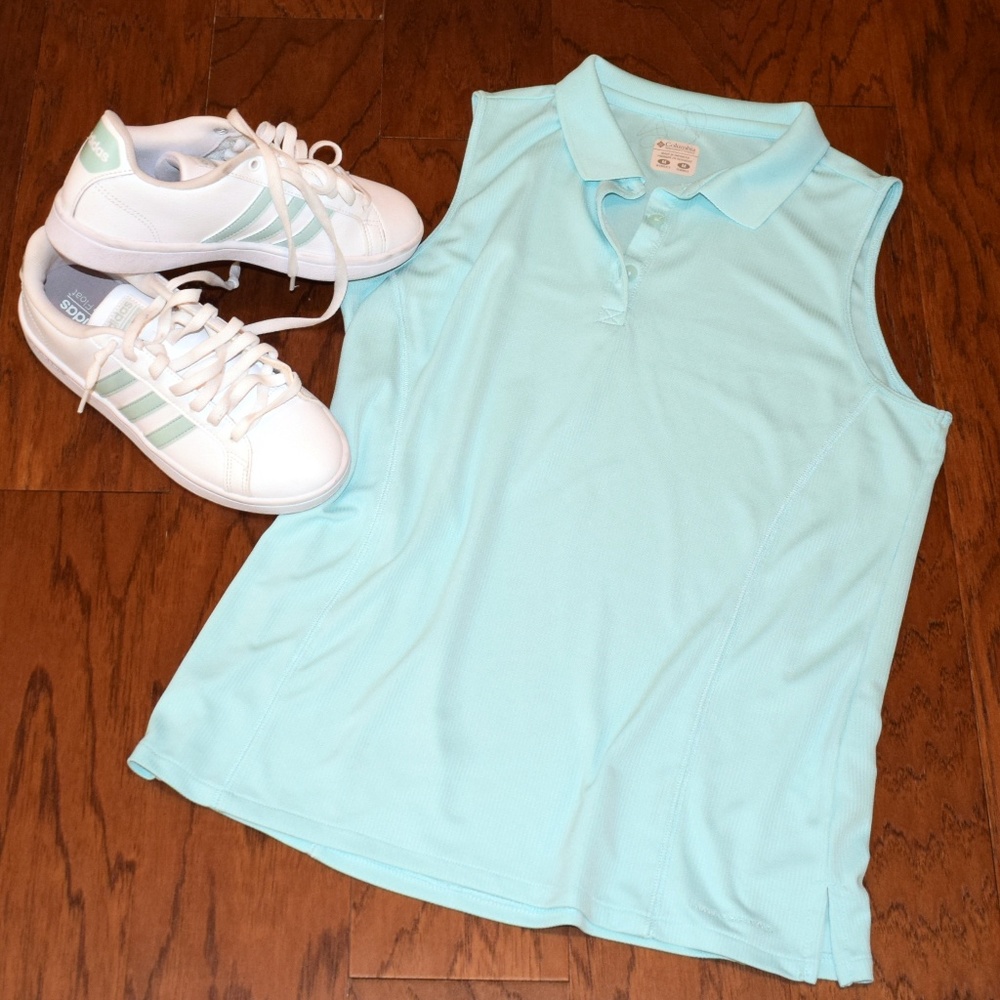 Columbia Dry-Fit Sleeveless Polo Top Sz: M